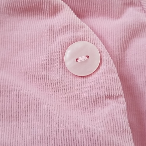 Baby Gap pink corduroy coat with bear ears 0-3 mos - Picture 2 of 12